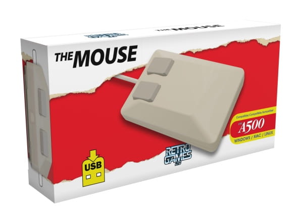 Retro Games THEA500 Mini, Beidhändig, USB Typ-A, Grau