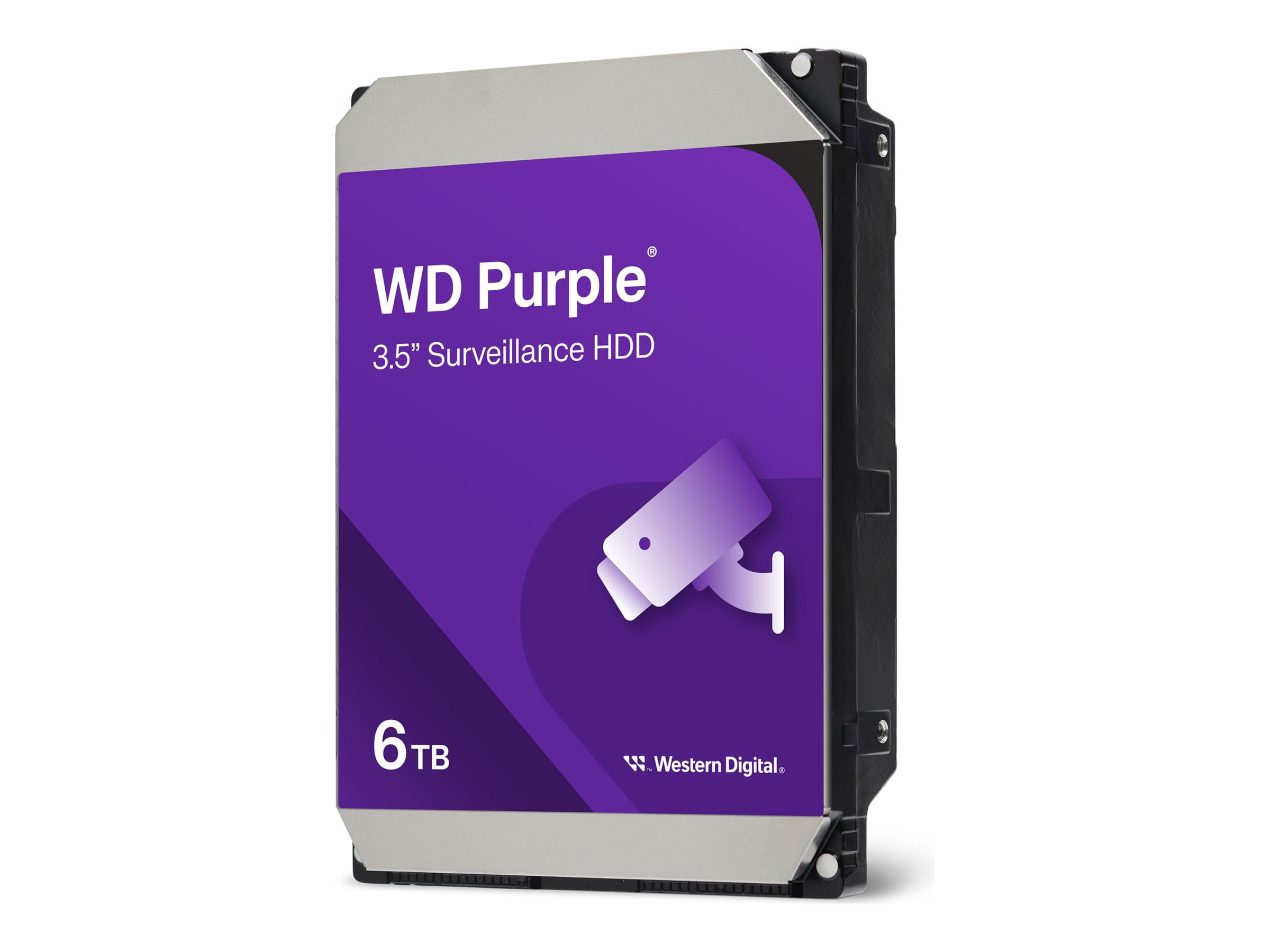 WD Purple WD64PURZ - Festplatte - 6 TB - Überwachung - intern - 3.5" (8.9 cm)