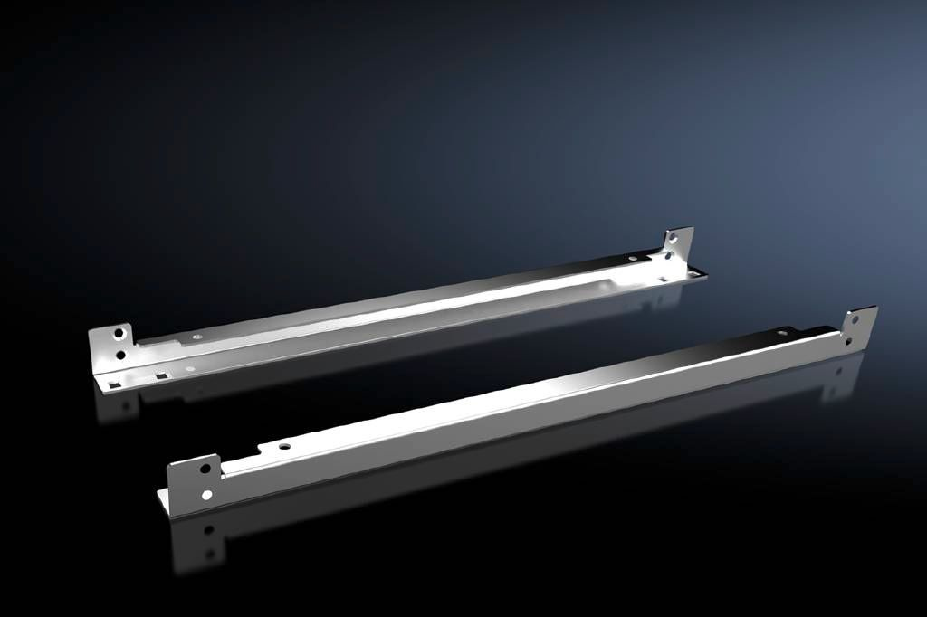 Rittal 8617.401, Regal-Schiene, Silber, Galvanisiertes Stahl, 800 mm, 2 Stück(e), 4,02 kg