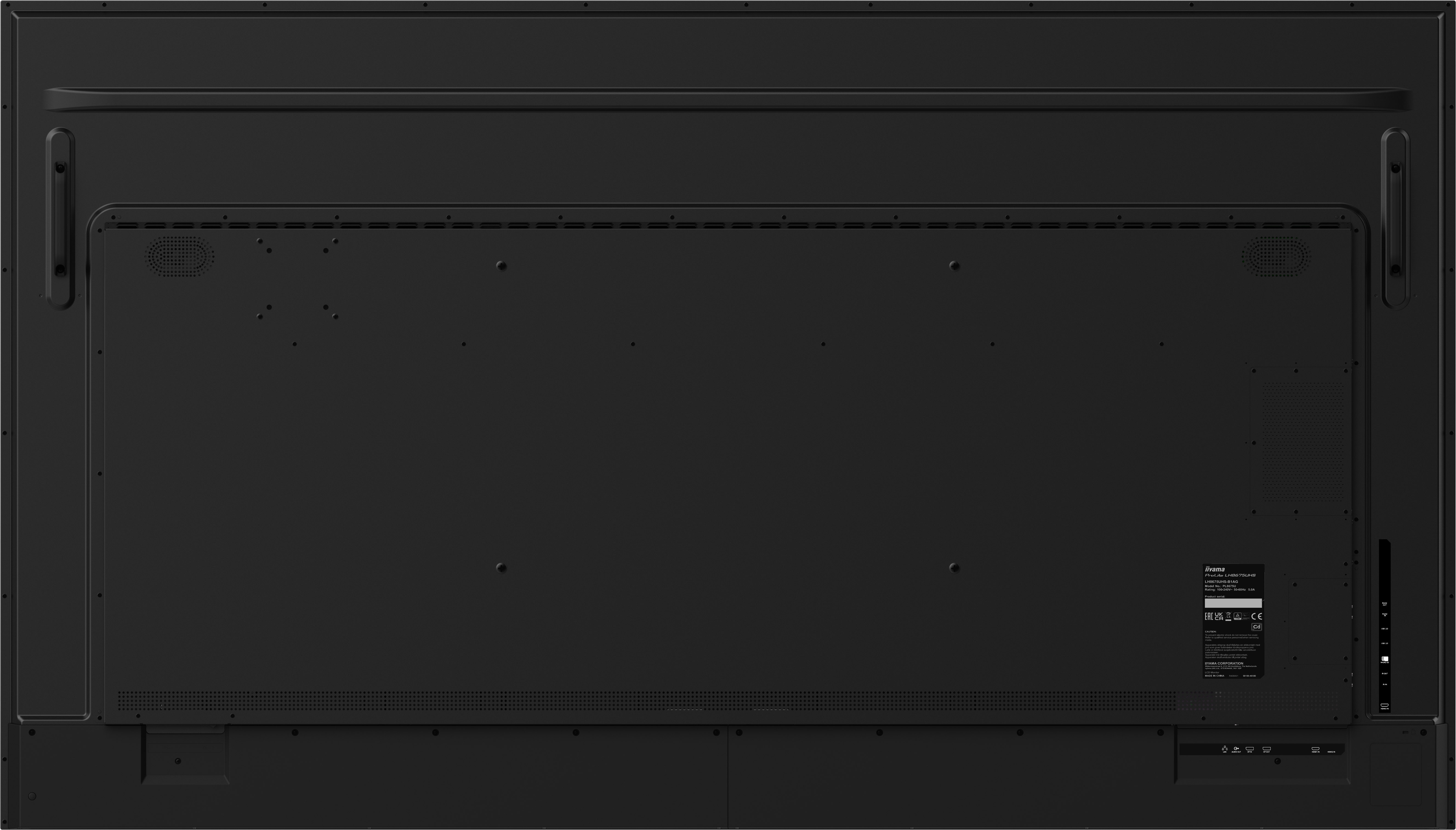 Iiyama ProLite LH8665UHSB-B1 - 218 cm (86") Diagonalklasse LCD-Display mit LED-Hintergrundbeleuchtung - Digital Signage - Android - 4K UHD (2160p)