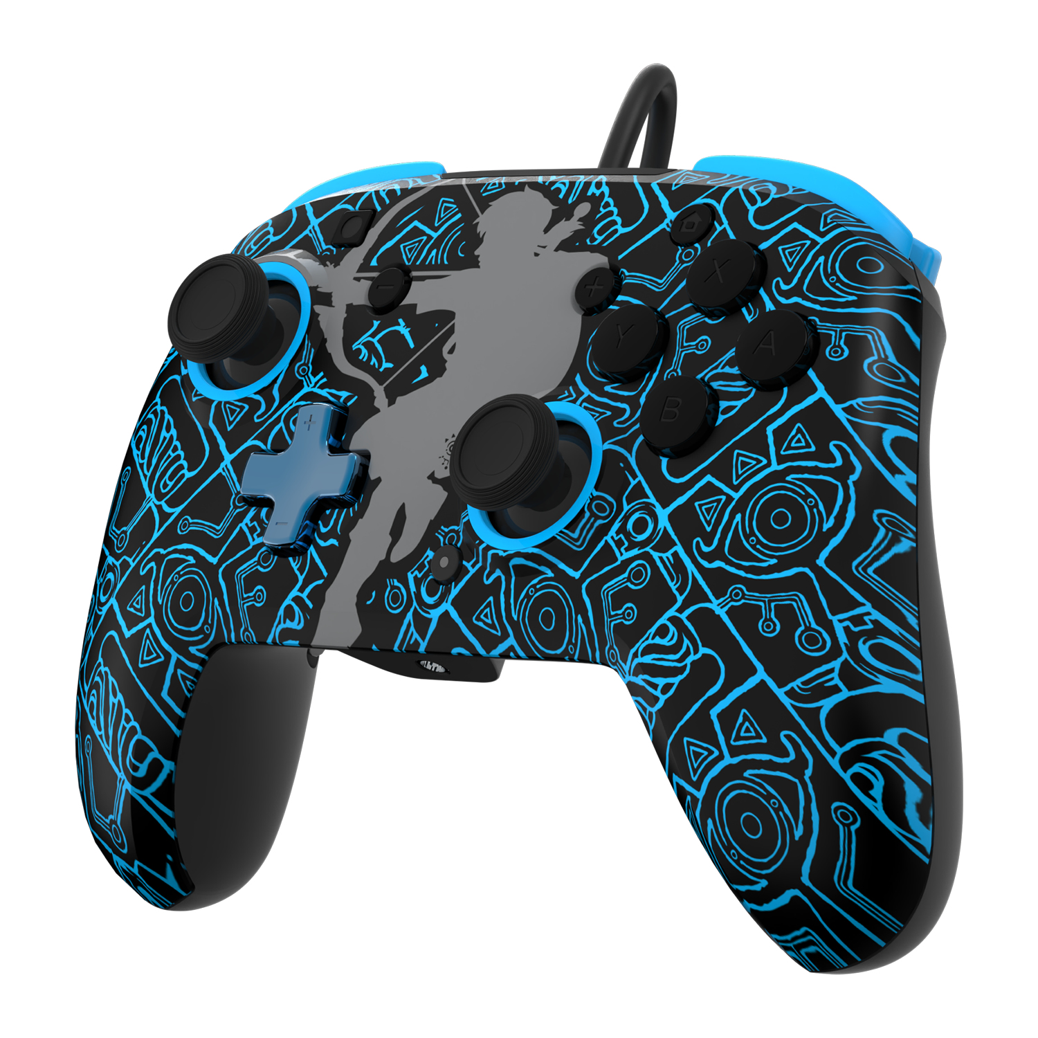 PDP Rematch: Sheikah Shoot, Gamepad, Nintendo Switch, Nintendo Switch Lite, Nintendo Switch OLED, D-Pad, Home button, Analog / Digital, Kabelgebunden, USB