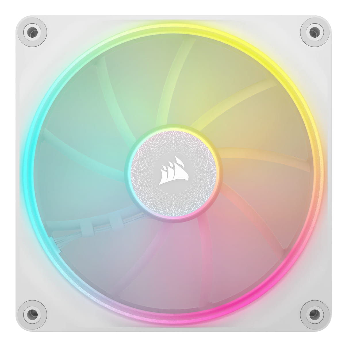Corsair iCUE Link LX140 RGB - Gehäuselüfter - 140 mm - weiß (Packung mit 2)