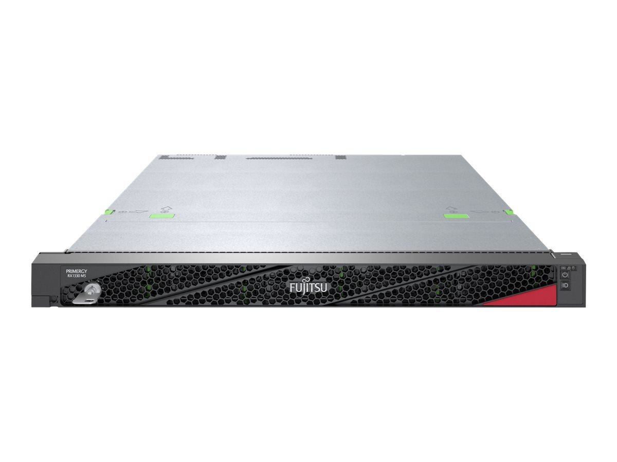 Fujitsu PRIMERGY RX1330 M5 - 1U - 1-Weg - 1 x Xeon E-2334 / 3.4 GHz - RAM 16 GB - SATA/SAS/PCI Express - Hot-Swap 6.4 cm (2.5")
