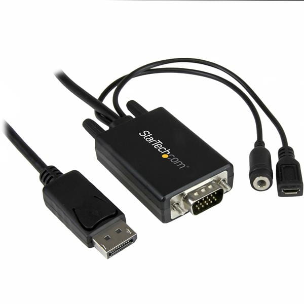 StarTech.com StarTech 3m DisplayPort auf VGA Adapterkabel mit Audio - DP zu VGA Konverter - 1920x1200 - DisplayPort-Adapter - DisplayPort (M)