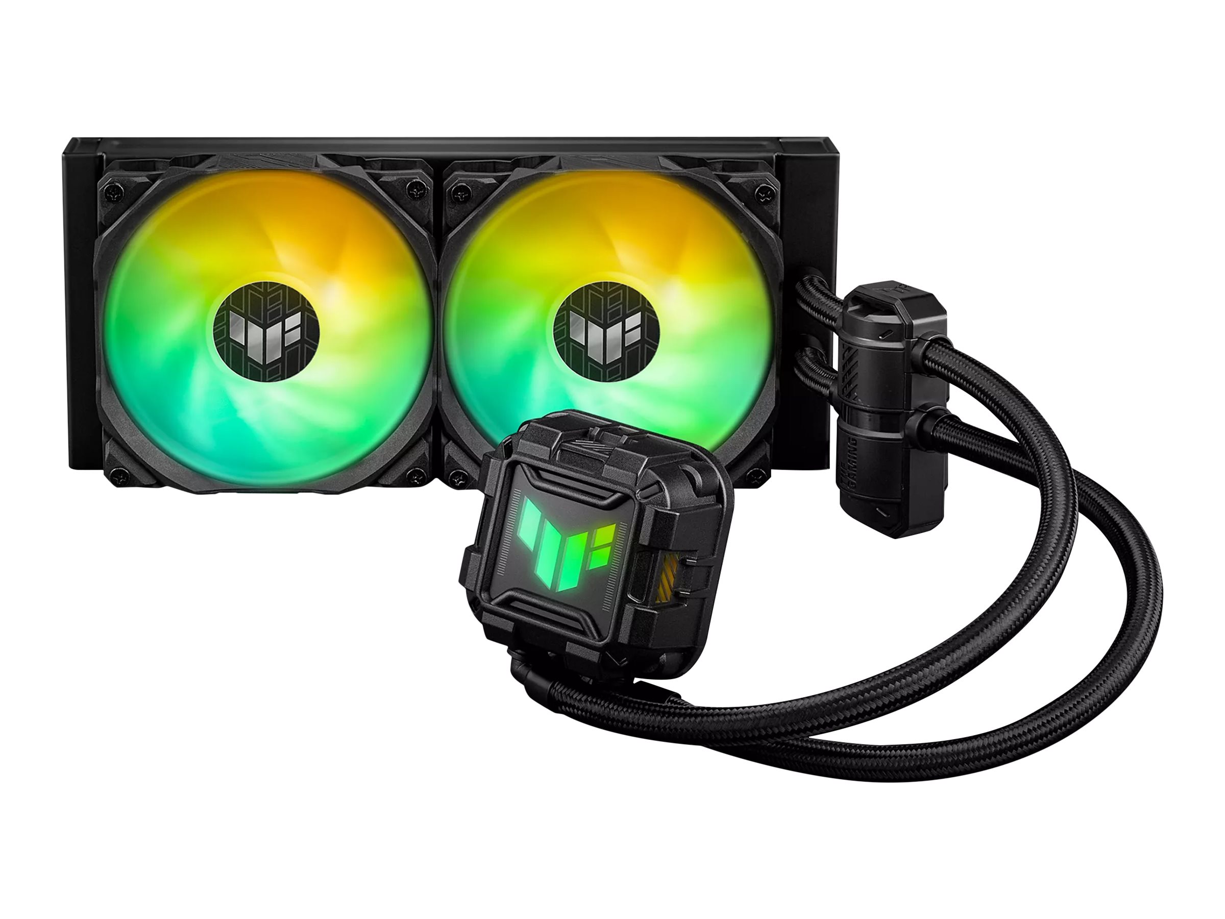ASUS TUF Gaming LC 240 II ARGB - Prozessor-Flüssigkeitskühlsystem - Kühlergröße: 240 mm - (für: LGA1700, LGA1200, LGA115x Socket, AM4, AM5)