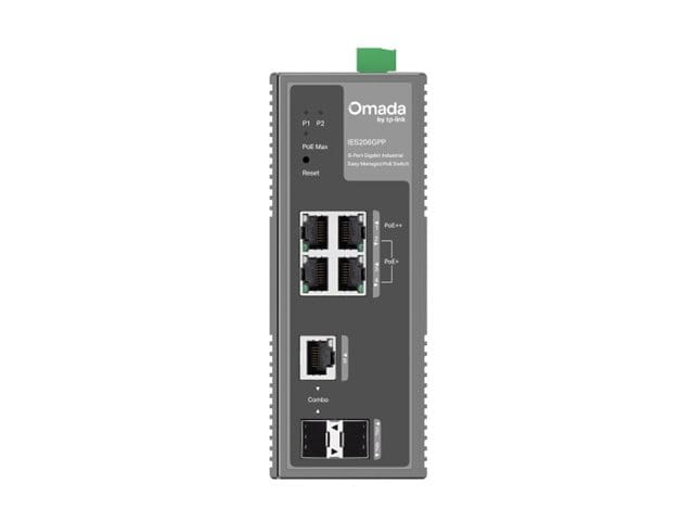 TP-LINK Omada IES206GPP V1.6 - Switch - industriell - managed - 4 x 10/100/1000 (3 PoE+, 1 PoE++)