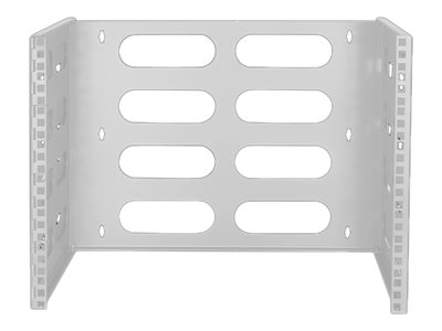 LogiLink Rack Bracket - geeignet für Wandmontage - Hellgrau, RAL 7035 - 8U - 48.3 cm (19")