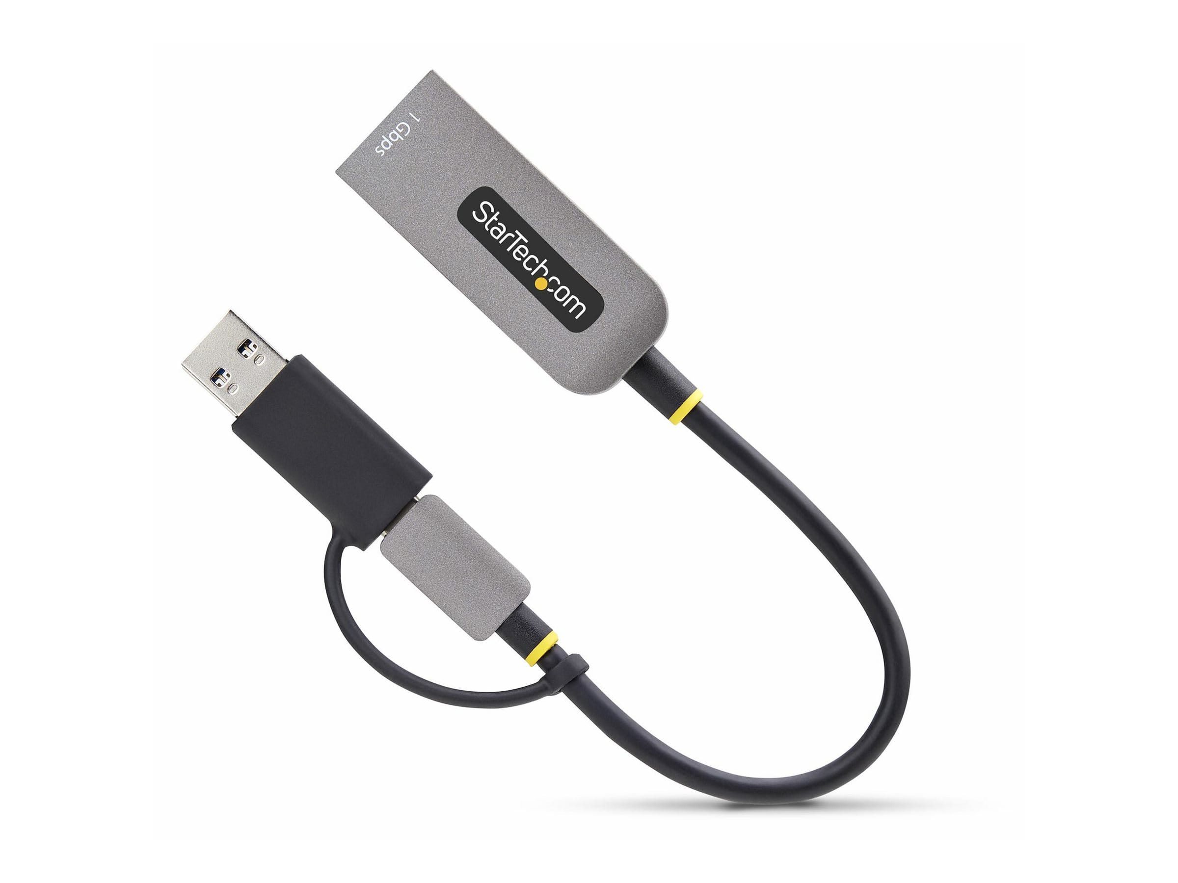 StarTech.com USB-C to Ethernet Adapter w/USB-A