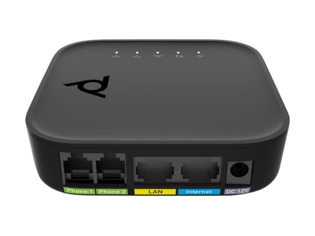 Poly HP Poly ATA 402 - VoIP-Telefonadapter - mit Open