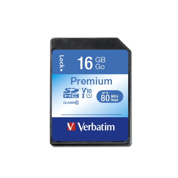 Verbatim Flash-Speicherkarte - 16 GB - Class 10