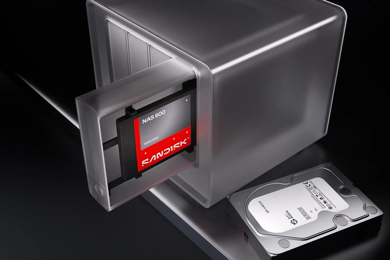 SanDisk NAS 600 - SSD - 1 TB - intern - 2.5" (6.4 cm)