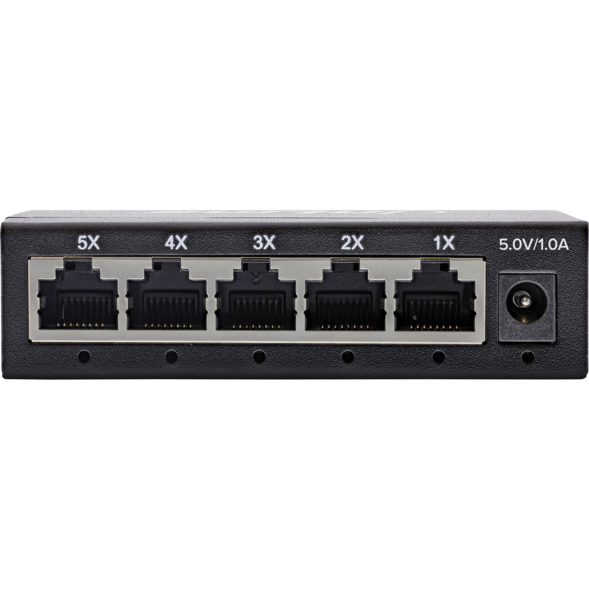 InLine 5-Port Gigabit Switch - 1 Gb/s - Desktop - Metallgehäuse - lüfterlos