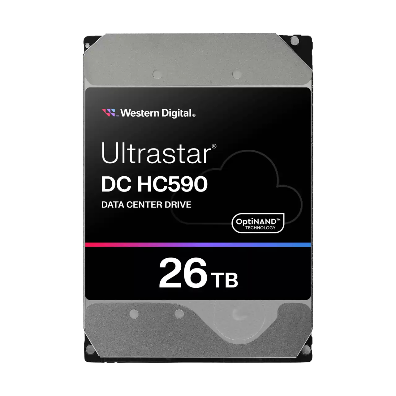 WD Ultrastar DC HC590 0F65642 - Festplatte - Datencenter - verschlüsselt - 24 TB - intern - 3.5" (8.9 cm)