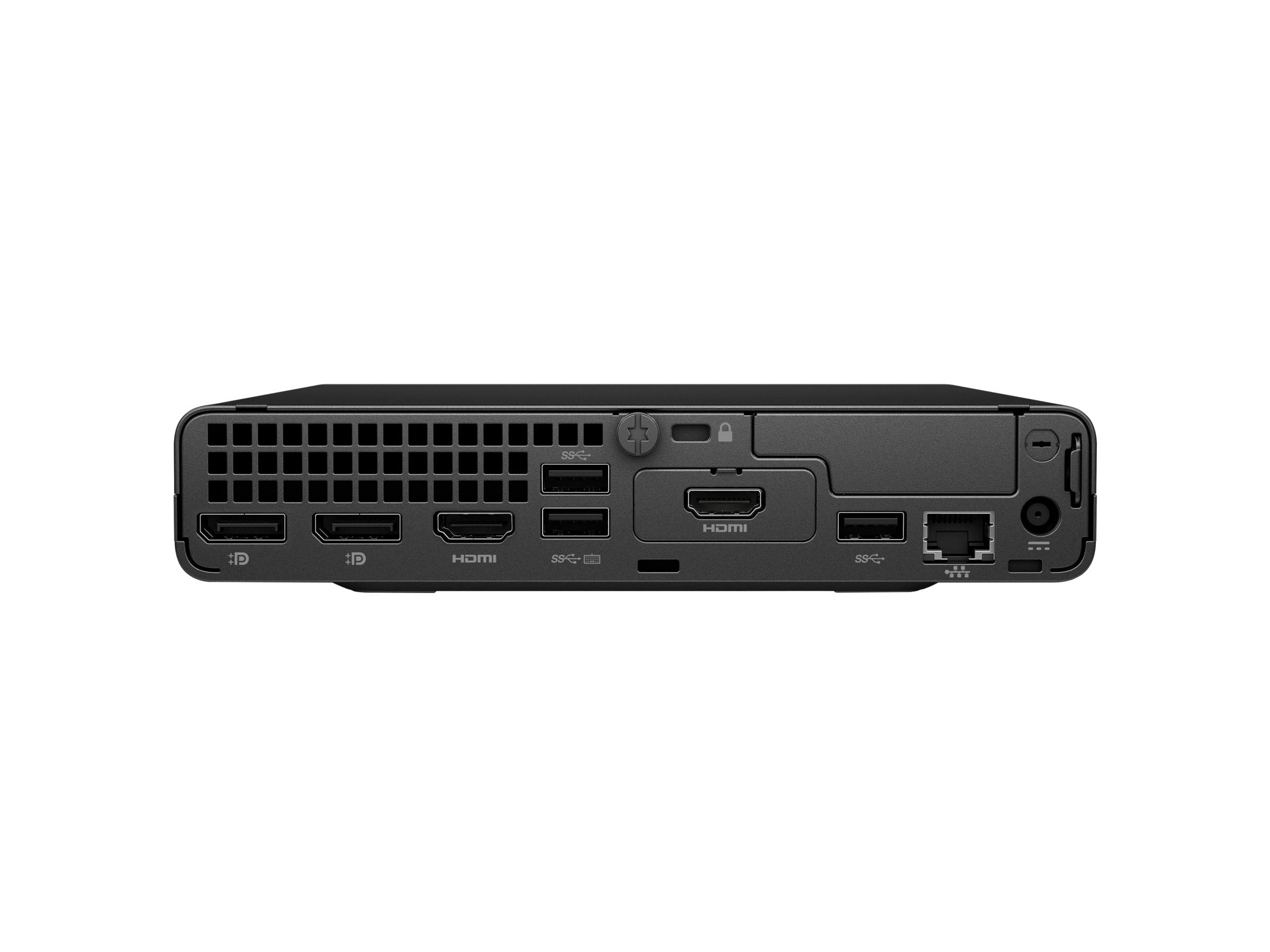 HP Pro 400 G9 - Mini - Core i5 i5-14400T - RAM 16 GB - SSD 512 GB - NVMe - UHD Graphics 730 - 1GbE, Wi-Fi 6E, Bluetooth 5.3 - WLAN: 802.11a/b/g/n/ac/ax (Wi-Fi 6E)