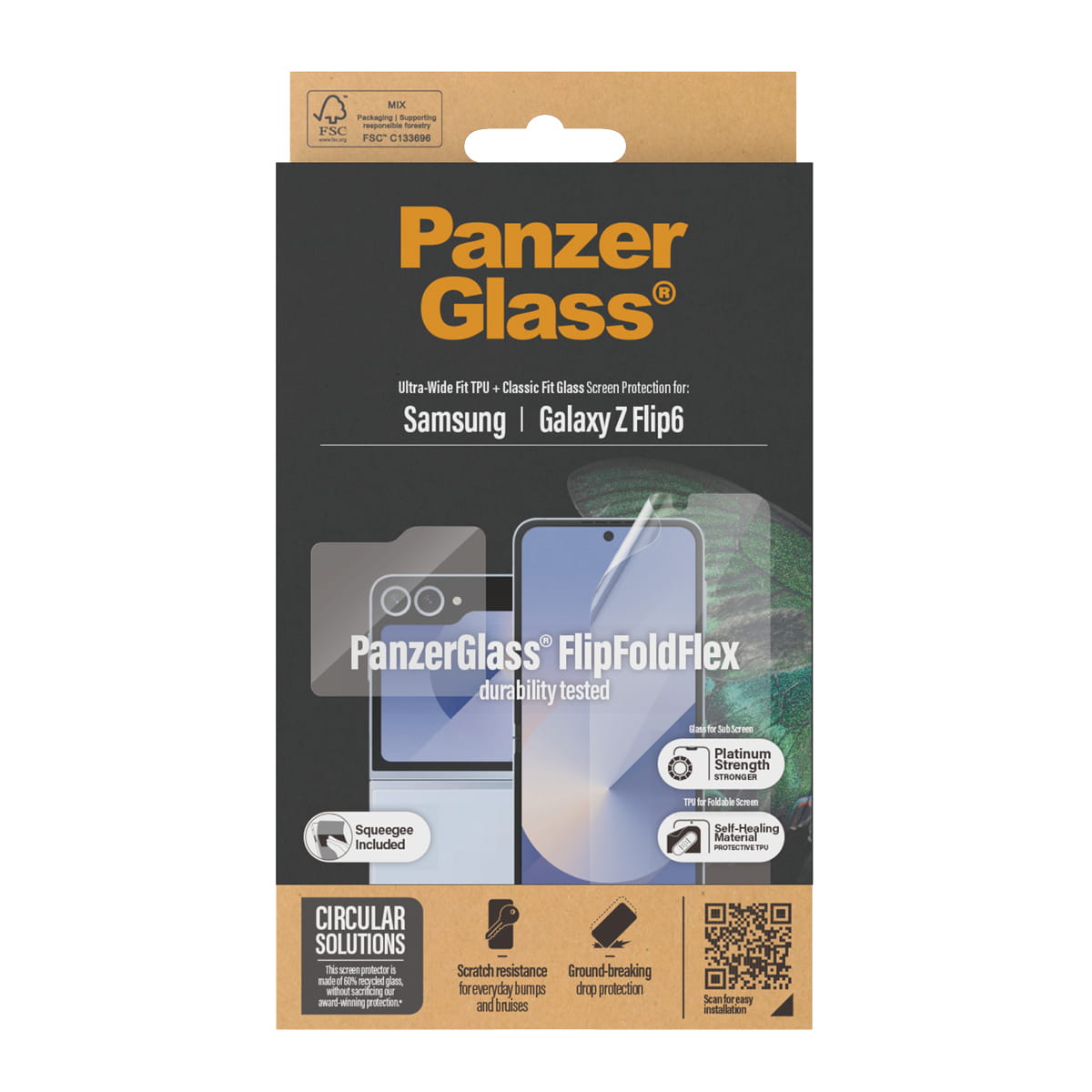 PanzerGlass Bildschirmschutz für Handy - klassische