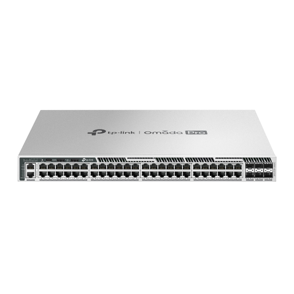 TP-LINK S6500-48GP6XF, Managed, L3, Gigabit Ethernet (10/100/1000), Power over Ethernet (PoE), Rack-Einbau, 1U