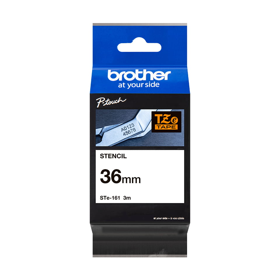 Brother STe-161 - Schwarz - Rolle (3,6 cm x 3 m) 1 Kassette(n) Stempelband