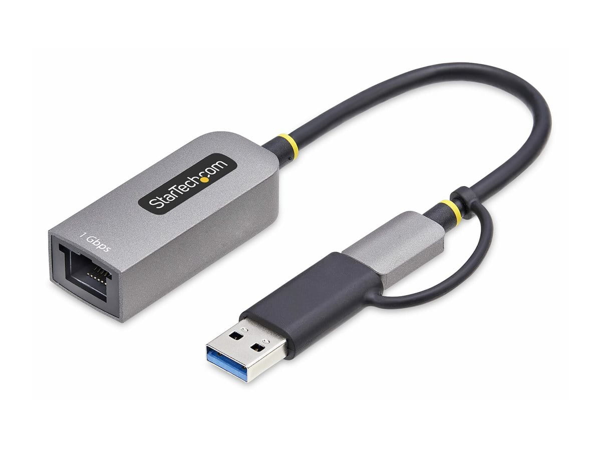 StarTech.com USB-C to Ethernet Adapter w/USB-A