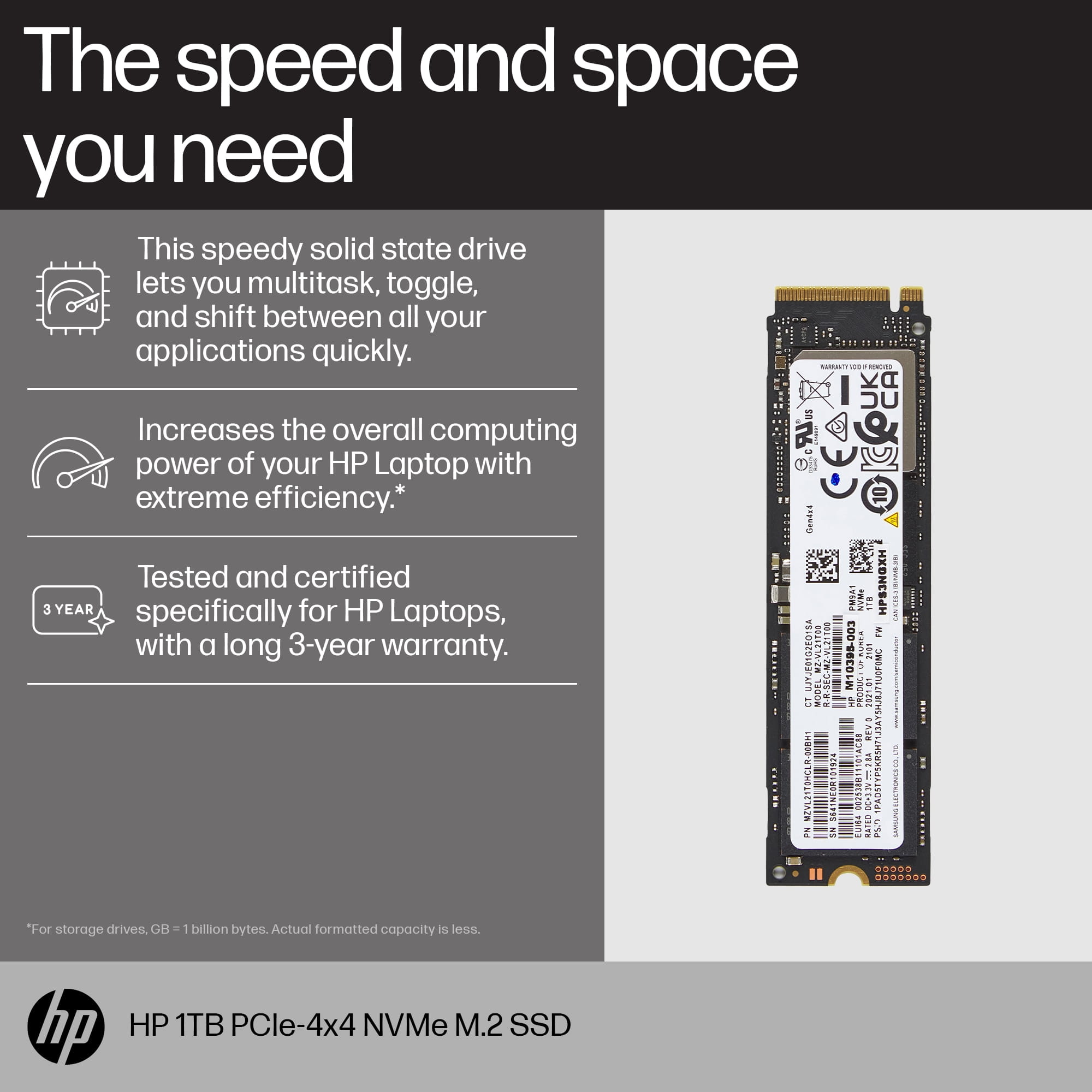 HP  SSD - 512 GB - intern - M.2 2280 - PCIe