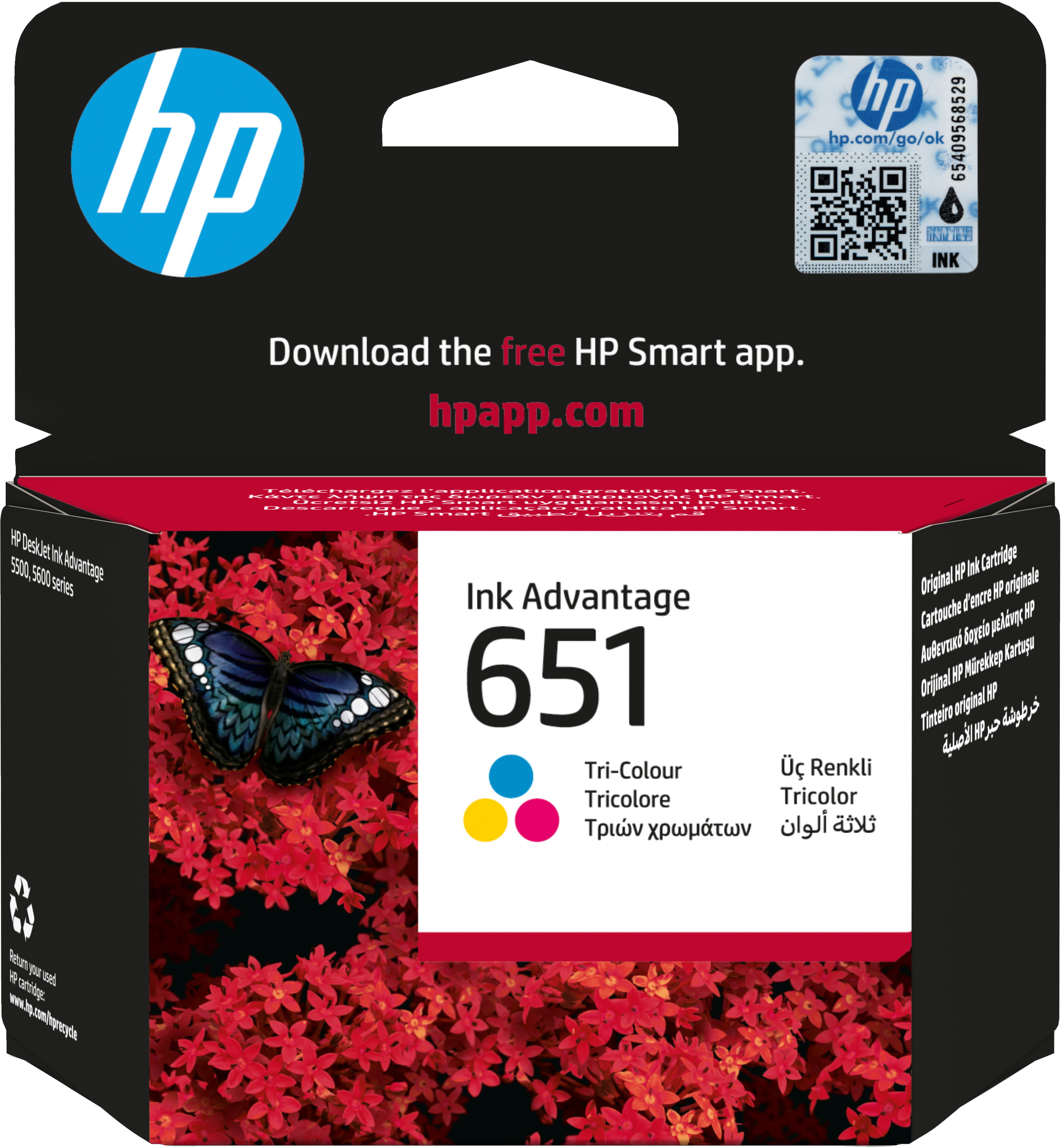 HP 651 - Farbe (Cyan, Magenta, Gelb) - original