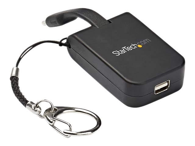 StarTech.com StarTech Kompakter USB-C auf mDP-Adapter - 8K 60Hz/4K USB-C auf mDP-1.4-Videokonverter mit Schlüsselring - USB-C DP Alt Mode (HBR3 HDR DSC)