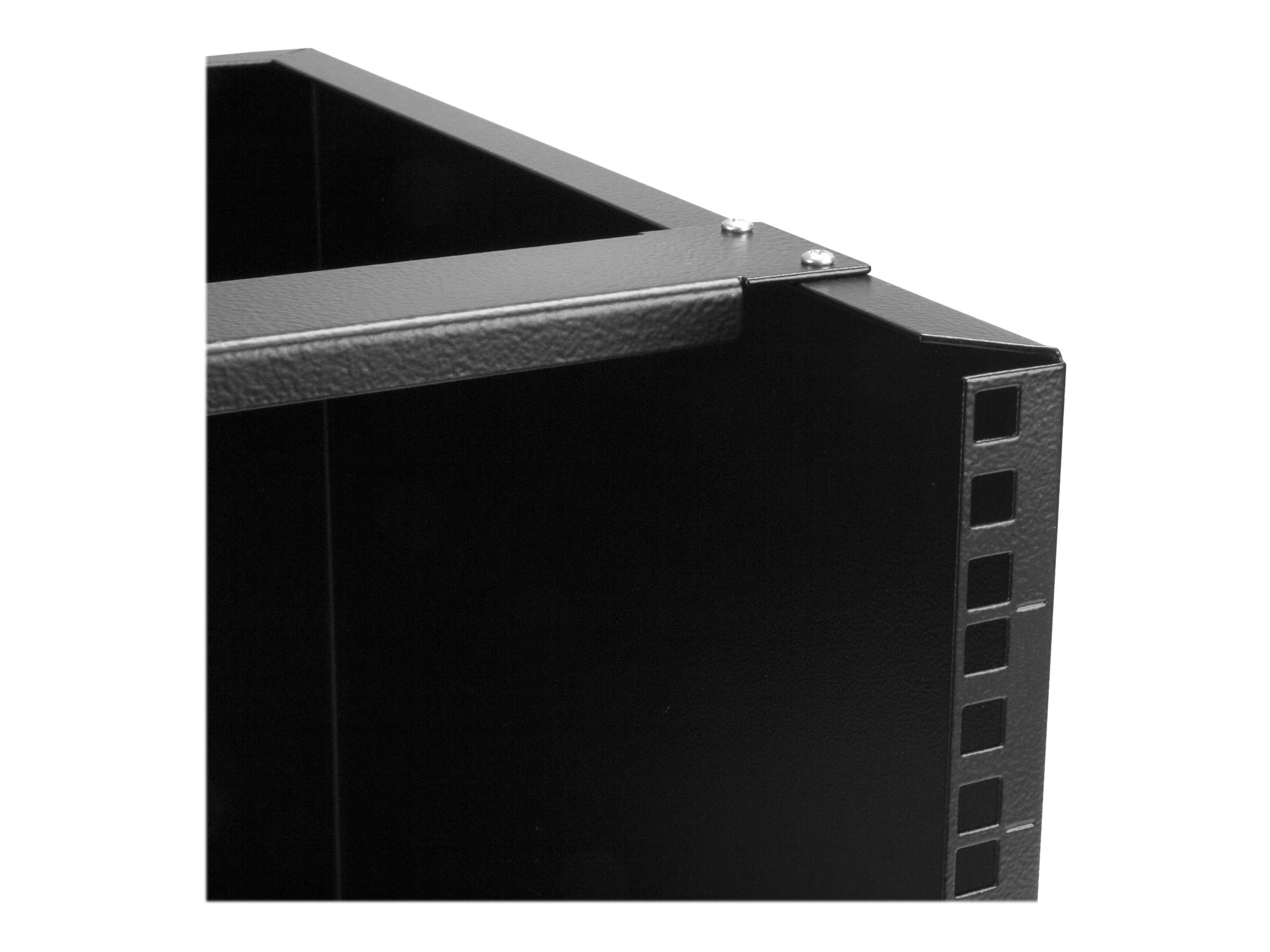 StarTech.com Startech Wandmontage Halterung für flache Rack Geräte - 8HE - Gehäuse - geeignet für Wandmontage - Schwarz - 8U - 30.5 cm (12")