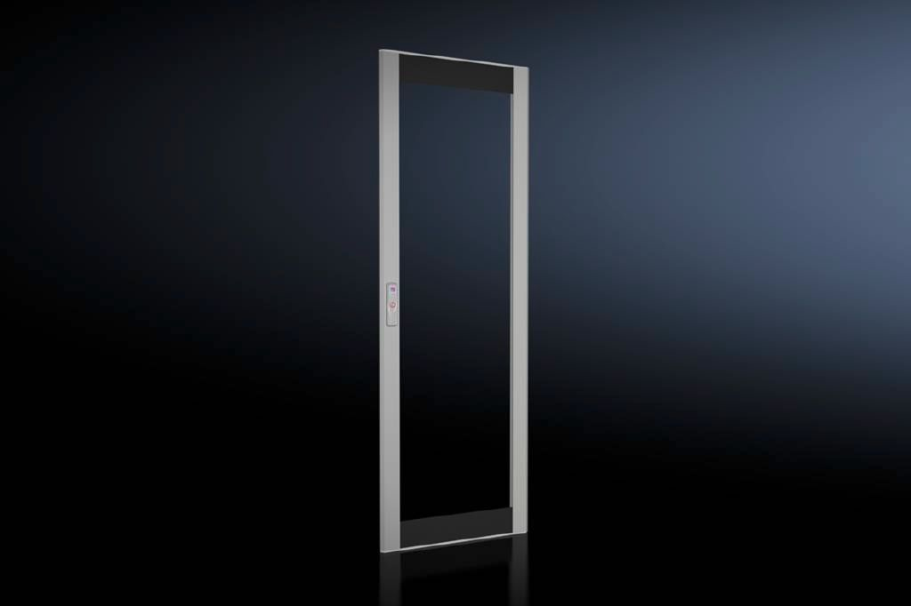 Rittal 8618.000, Tür, Schwarz, Grau, Transparent, Aluminium, IP55, 600 mm, 1800 mm