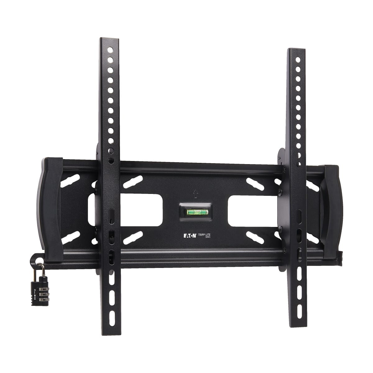 Tripp Eaton Tripp Lite Series Heavy-Duty Tilt Security Display TV Wall Mount for 32" to 55" TVs and Monitors, Flat or Curved Screens - Klammer - für Flachbildschirm - verriegelbar - Stahl - Schwarz - Bildschirmgröße: 81.3-139.7 cm (32"-55")