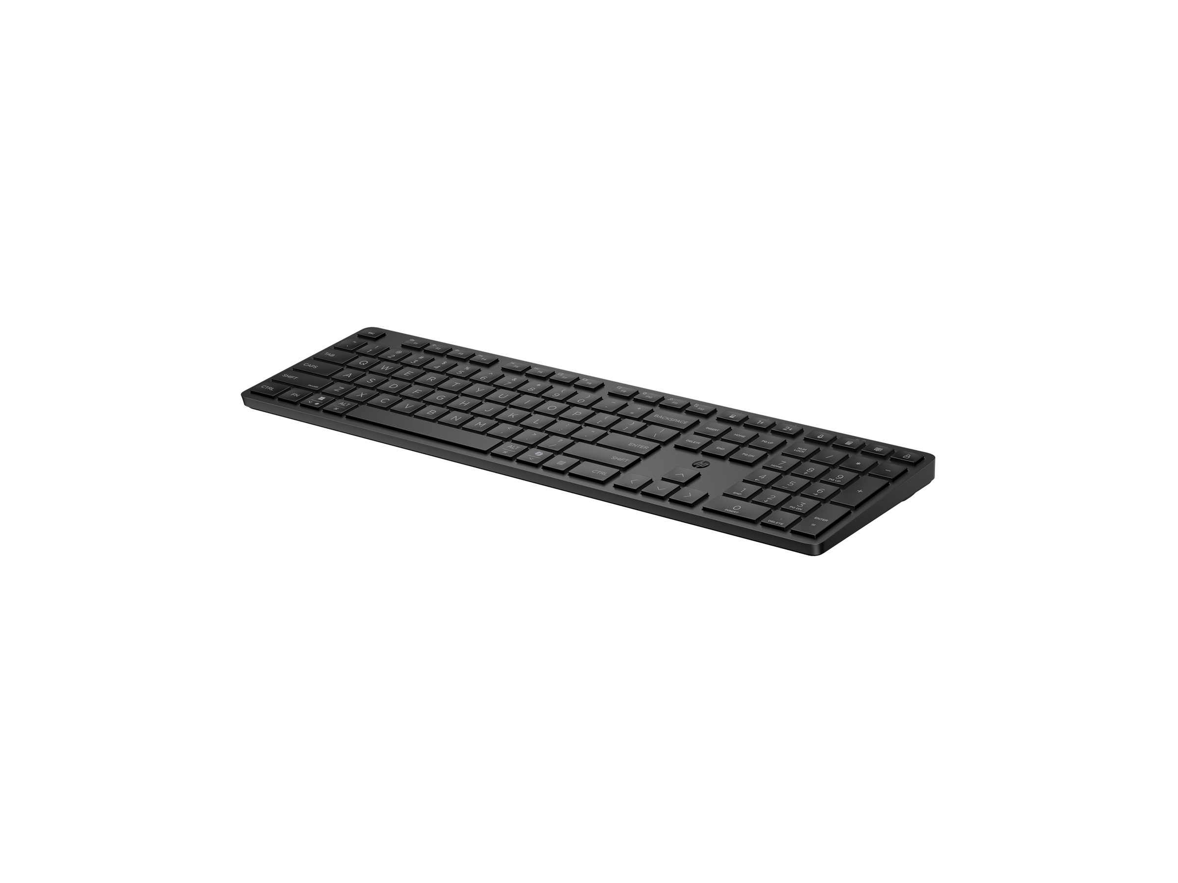 HP 495k - Tastatur - Dual-Modus, 3-Zonen-Layout, Multi-Gerät, flacher Tastenanschlag