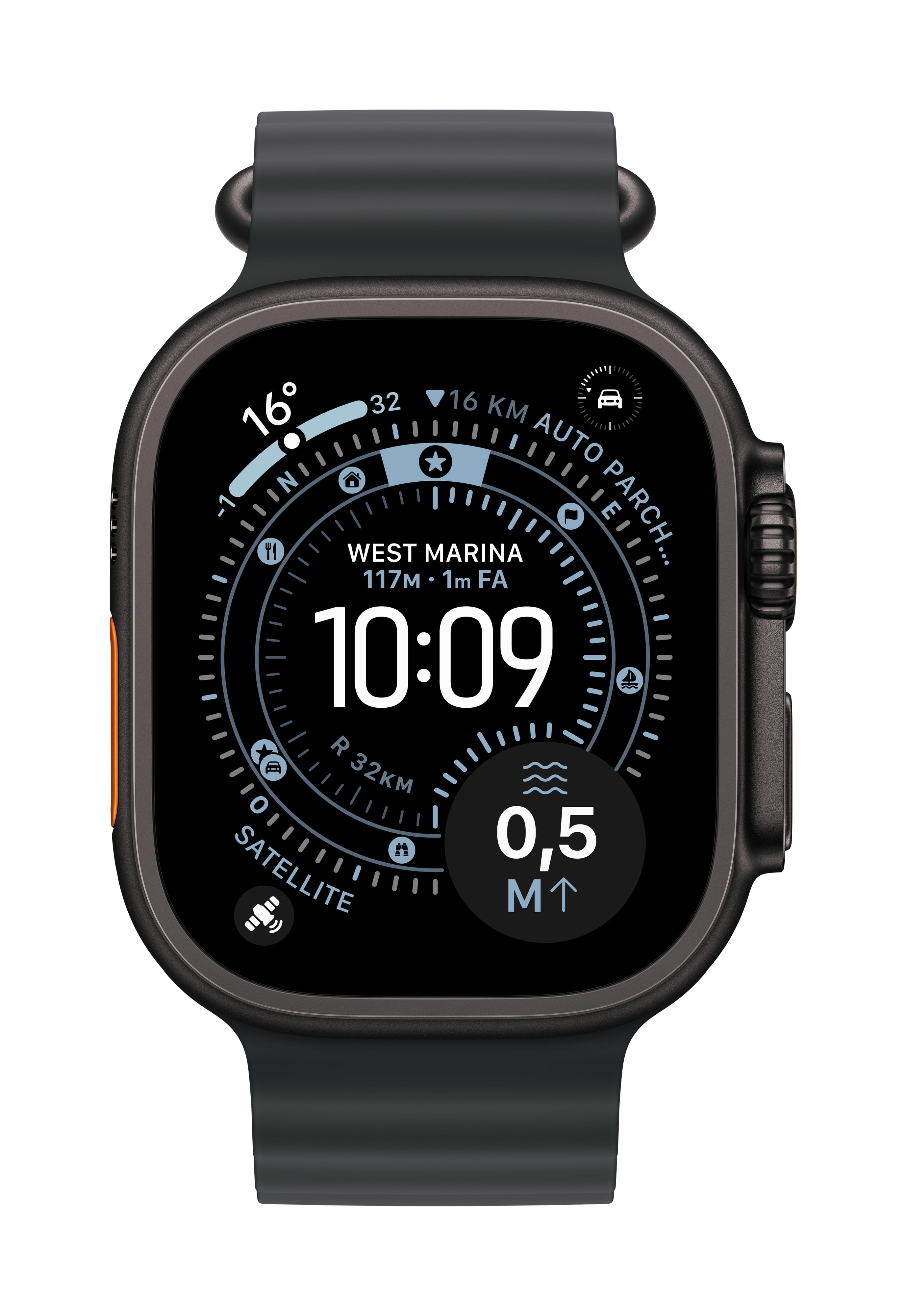 Apple Armband für Smartwatch - 49 mm, schwarze