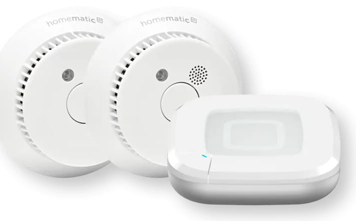 eQ-3 AG HomeMatic 162162A0, Weiß, 85 dB, 200 m, IP20, Akku, Lithium