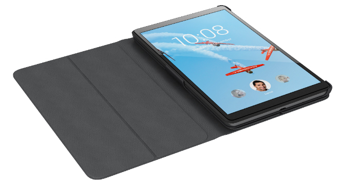 Lenovo Schutzhülle Flip-Hülle für Tablet - Polyurethan - Schwarz - 10.1" - für Smart Tab M10 HD (2nd Gen)