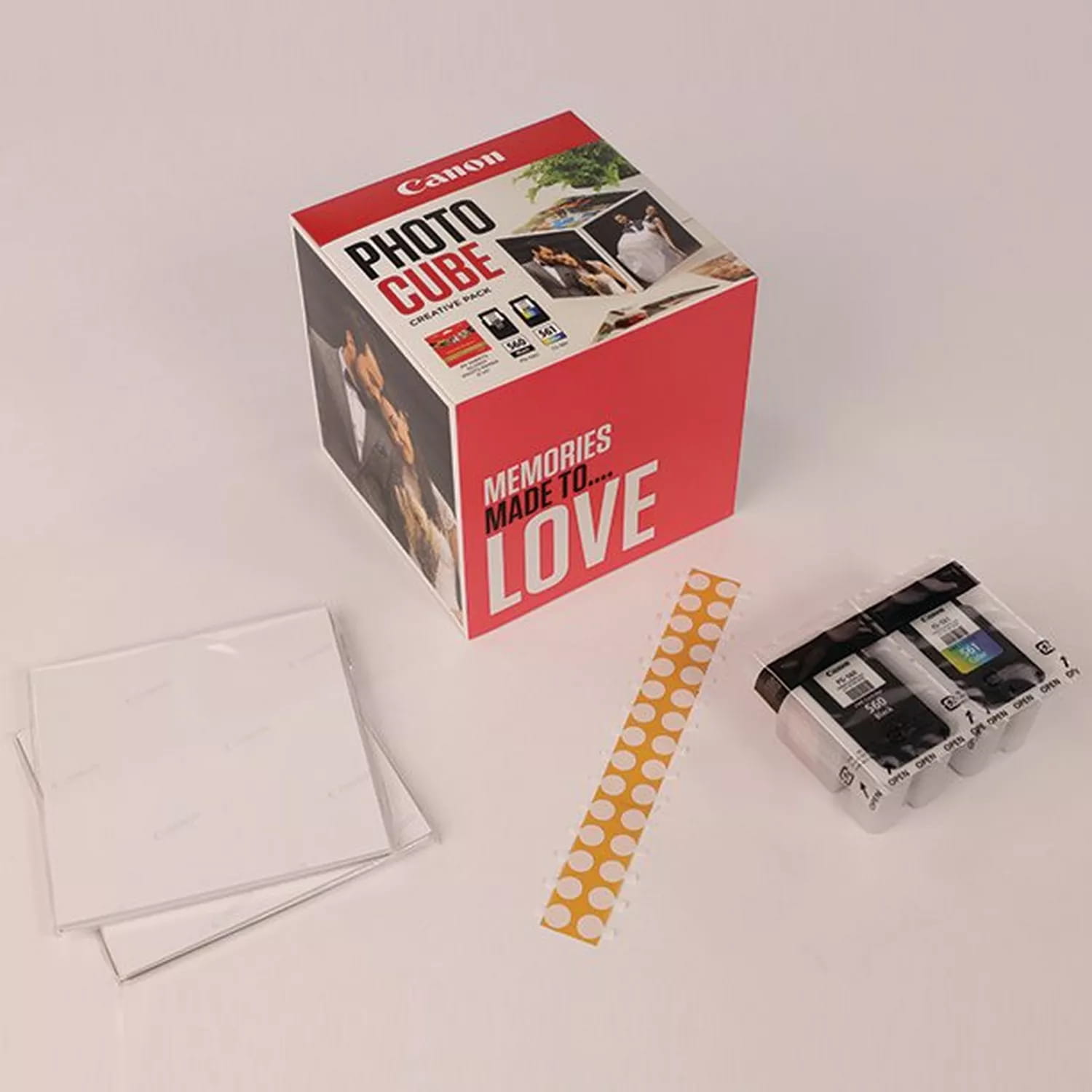 Canon Photo Cube Creative Pack - Glänzend - 2er-Pack - Schwarz, Farbe (Cyan, Magenta, Gelb) Canon Photo Cube Creative Pack - Glänzend - 2er-Pack - Schwarz, Farbe (Cyan, Magenta, Gelb)