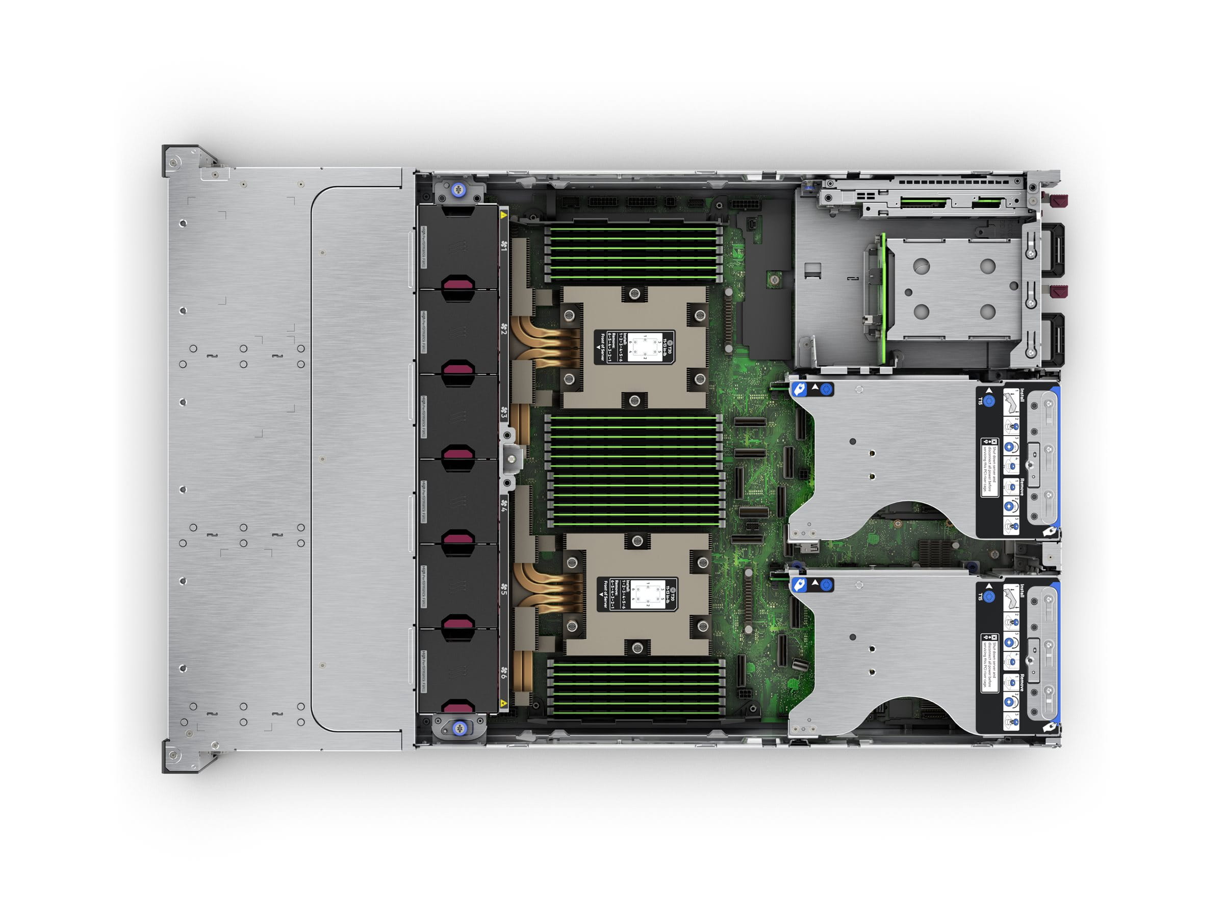 HPE ProLiant DL385 Gen11 Network Choice - 2U - zweiweg - 1 x EPYC 9115 / 2.6 GHz - RAM 64 GB - SATA/SAS - Hot-Swap 8.9 cm (3.5")