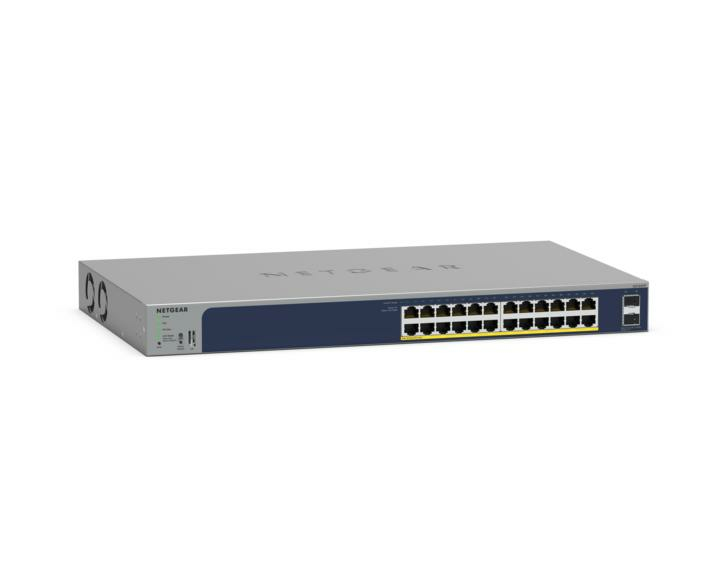 Netgear Smart GS724TPP - Switch - L3 Lite - Smart - 24 x 10/100/1000 (PoE+)