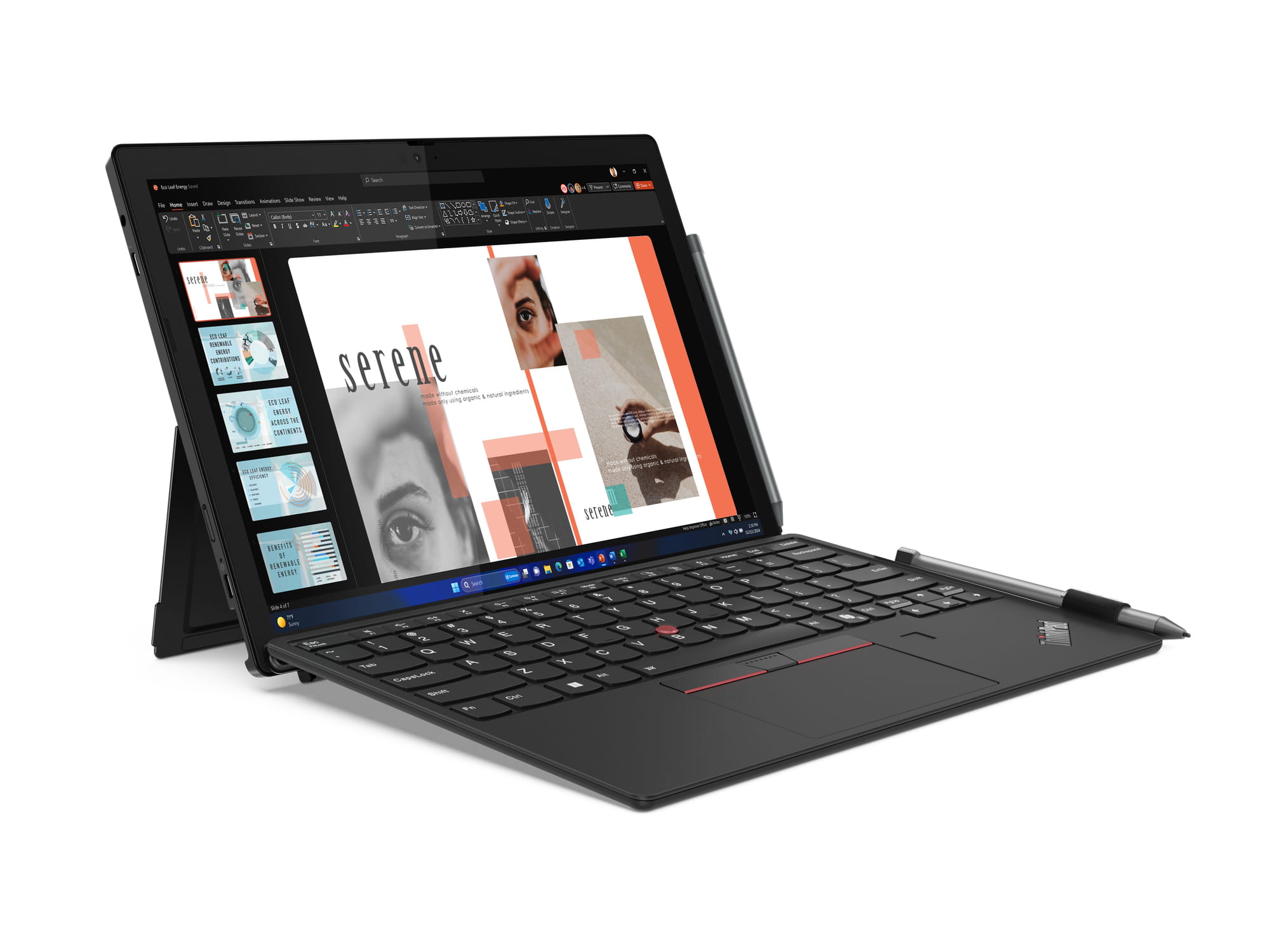 Lenovo ThinkPad X12 Detachable Gen 2, Intel Core Ultra 5, 31,2 cm (12.3"), 1920 x 1280 Pixel, 16 GB, 256 GB, Windows 11 Pro