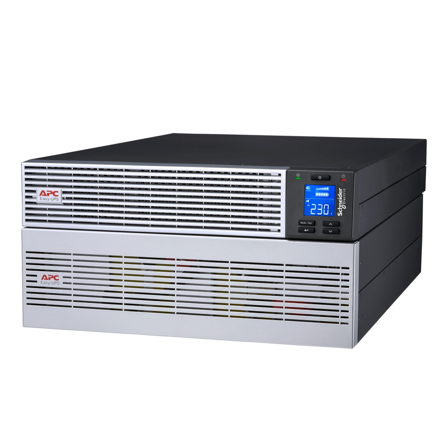 APC Easy UPS On-Line - USV (in Rack montierbar/extern) - verlängerte Laufzeit, festverdrahtete Steckdose (1P+N+E)