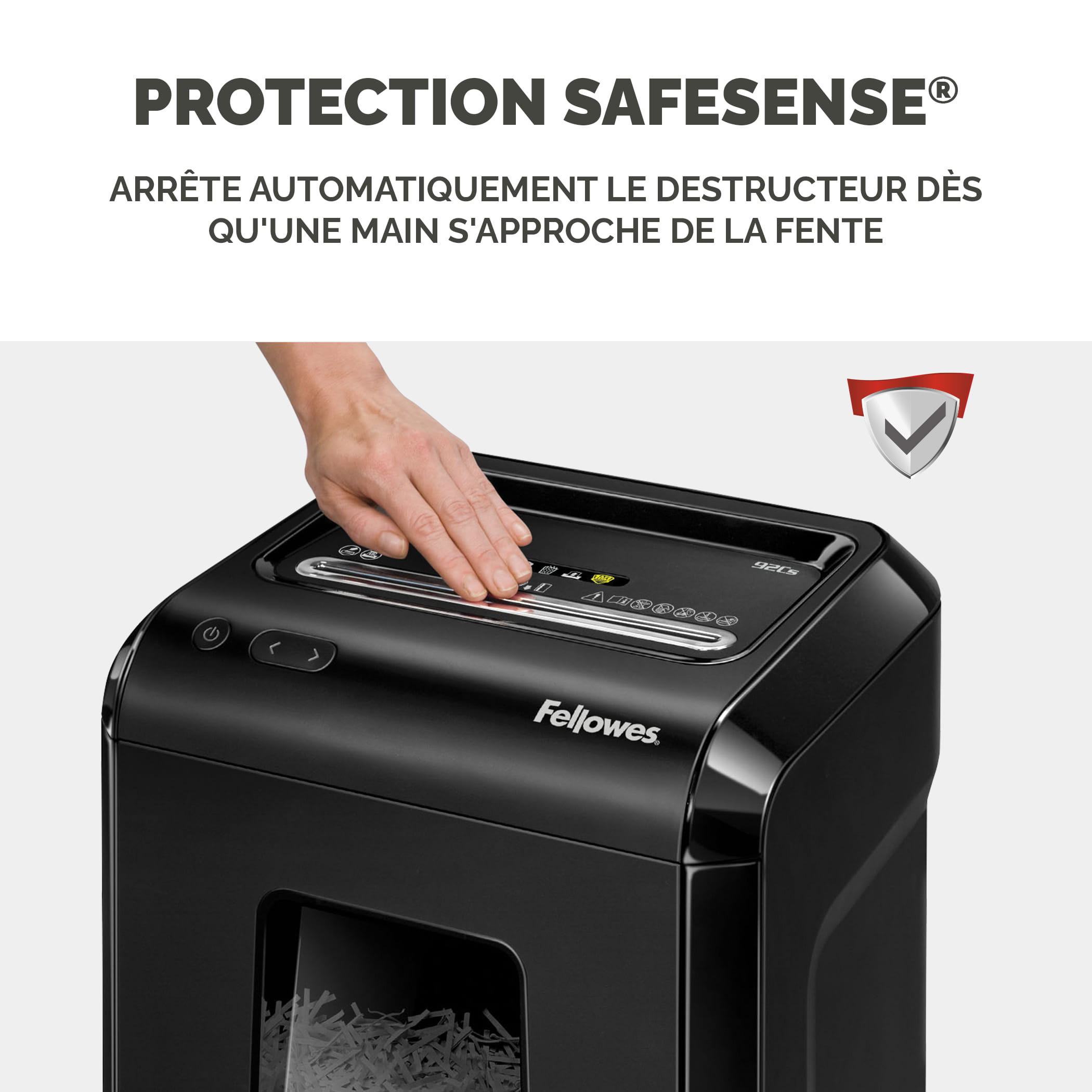 Fellowes Powershred 92Cs - Vorzerkleinerer - Kreuzschnitt