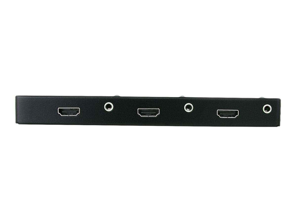 StarTech.com HDMI Splitter 1 In 2 Out - 1080p - 2 Port - Signal Amplifier - Rugged - HDMI Multi Port - HDMI Audio Splitter (ST122HDMI2)