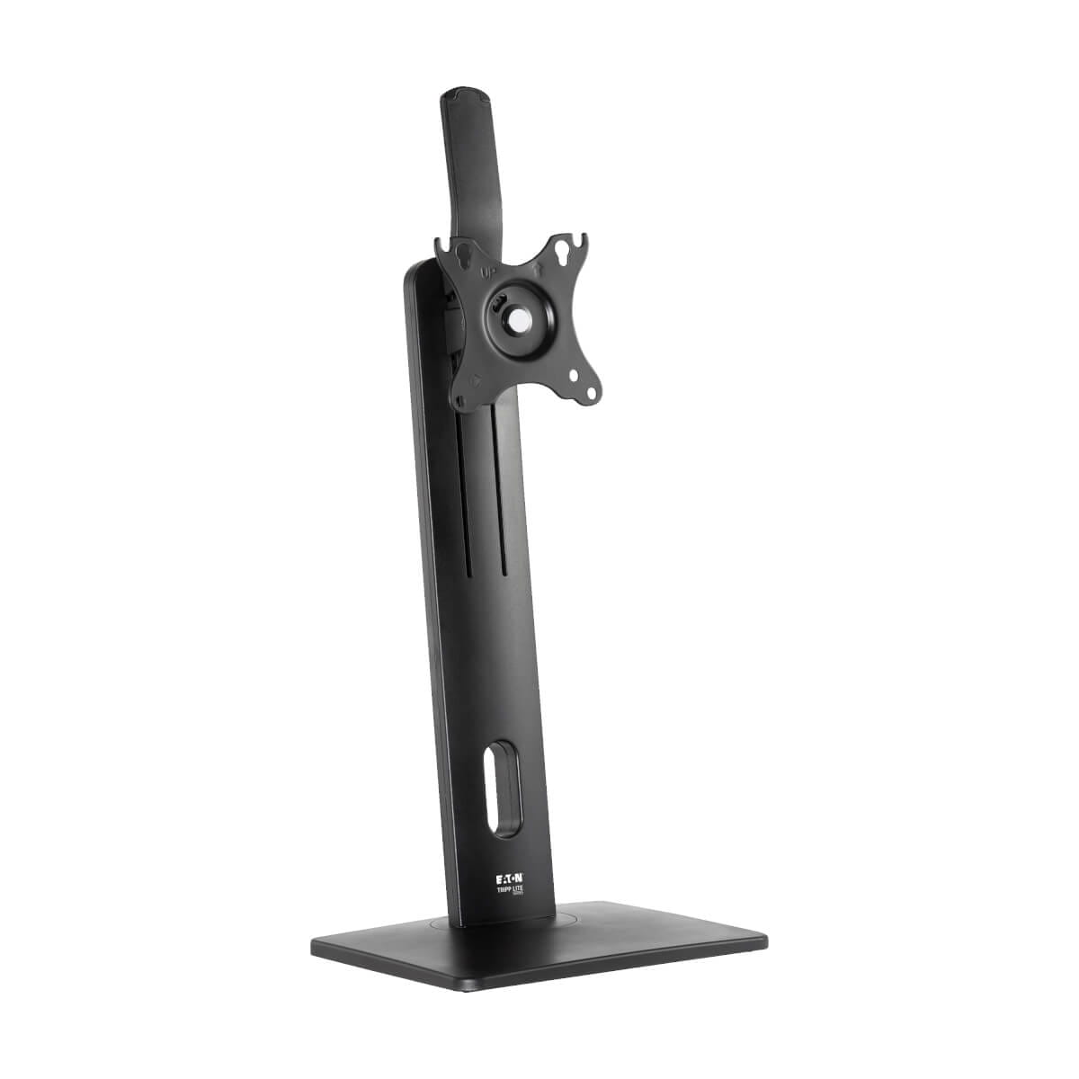 Eaton Tripp Lite Series Precision-Placement Desktop Mount with Antimicrobial Tape for 17 to 32-inch Displays - Aufstellung - Voll beweglich - für Monitor / TV / Notebook - Stahl - Schwarz - Bildschirmgröße: 43.2-81.3 cm (17"-32")