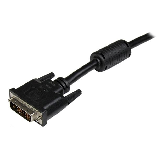 StarTech.com 3m DVI-D Single Link Kabel - St/St - DVI Monitorkabel - 1920x1200 - DVI Verbindungskabel/Anschlusskabel - Schwarz - DVI-Kabel - Single Link - DVI-D (M)
