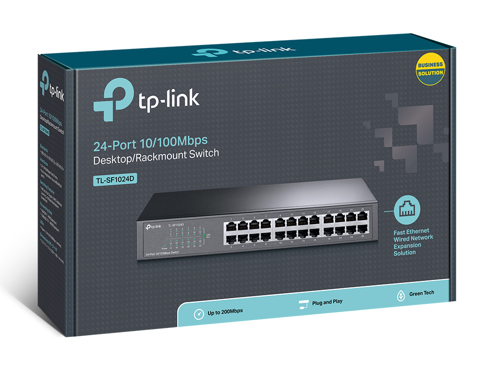TP-LINK TL-SF1024D V2 - Switch - unmanaged
