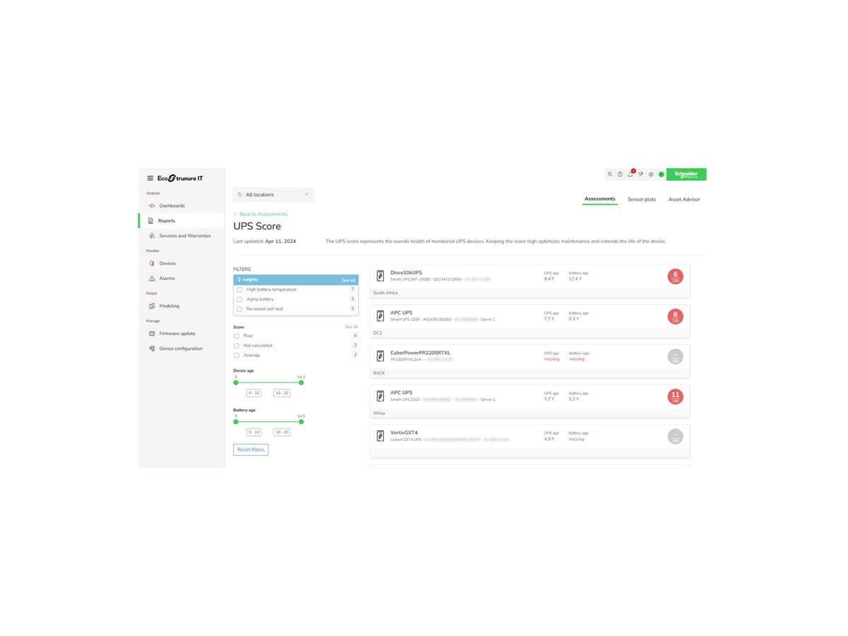 APC EcoStruxure IT Expert Digital, Remote Monitoring and Management of Data Centers - Abonnement-Lizenz (3 Jahre)