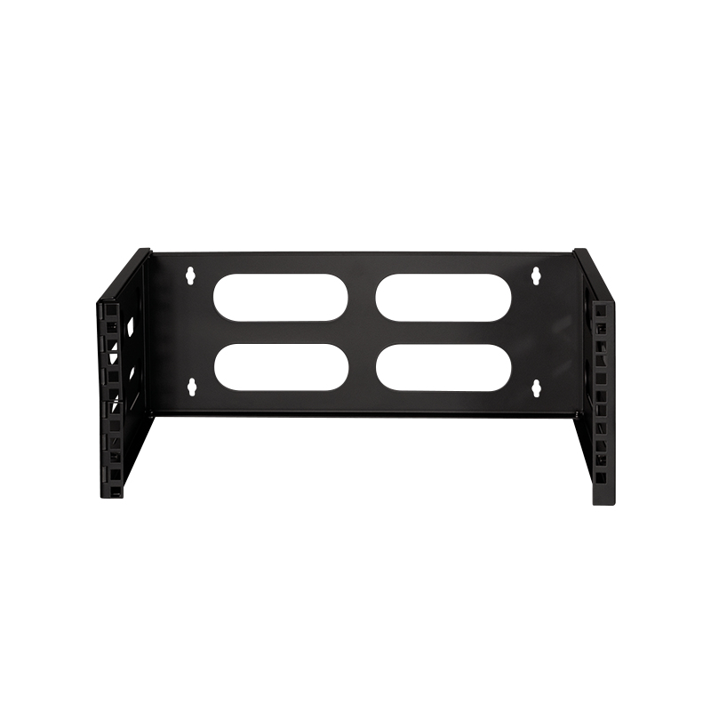 LogiLink Rack Bracket - geeignet für Wandmontage - Schwarz, RAL 9003 - 4U - 48.3 cm (19")