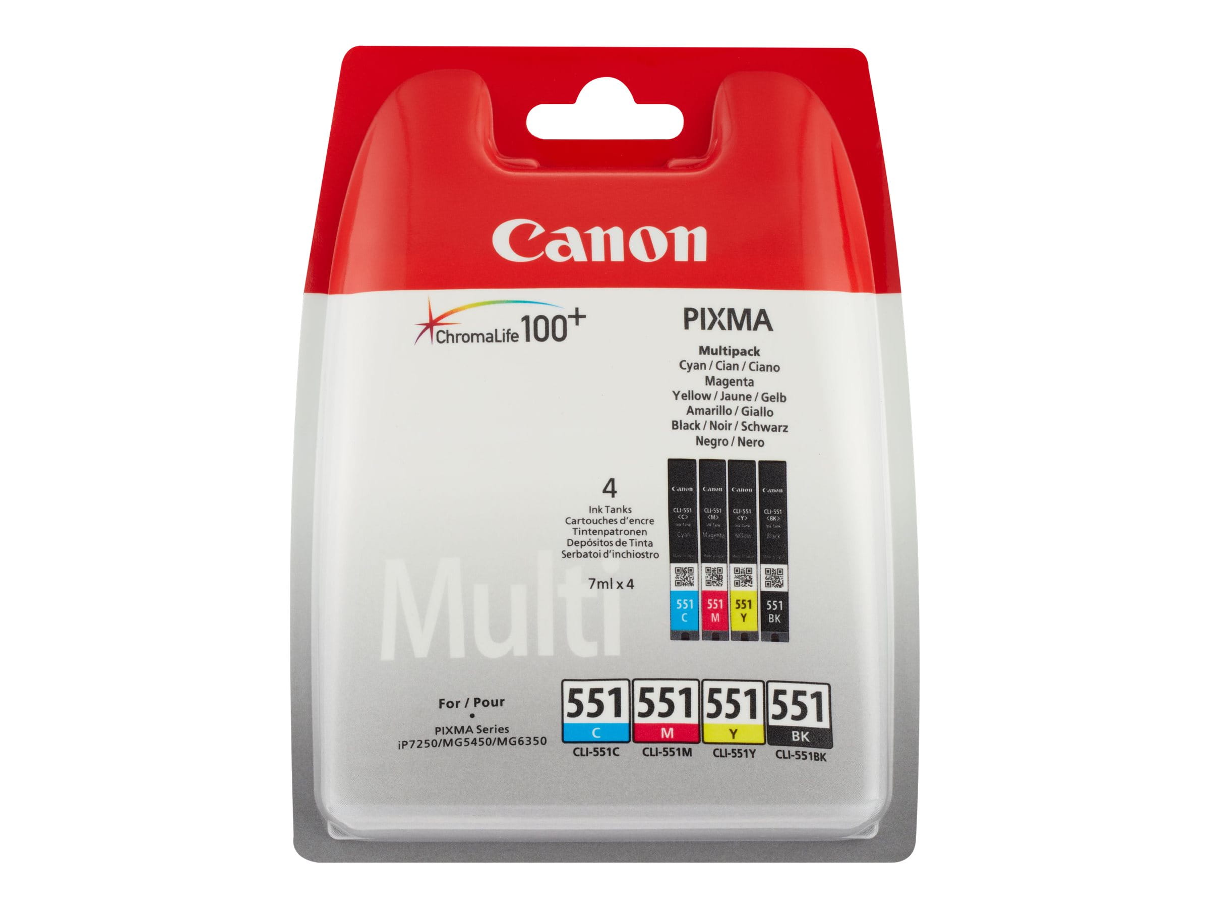 Canon CLI-551 C/M/Y/BK Multipack - 4er-Pack