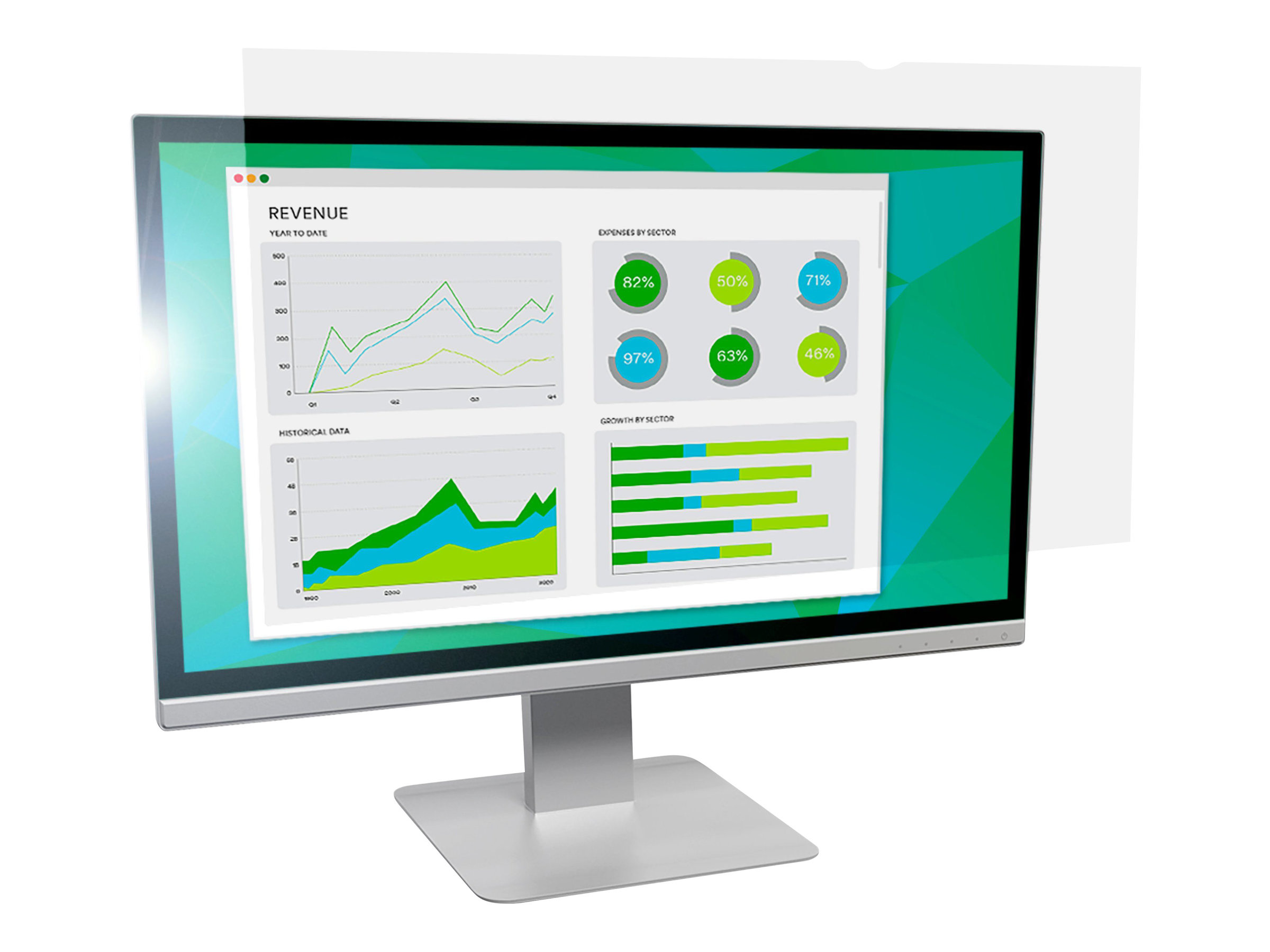 3M Blendschutzfilter für 23" Breitbild-Monitor - Filter für Bildschirmanzeige - 58.4 cm (23")