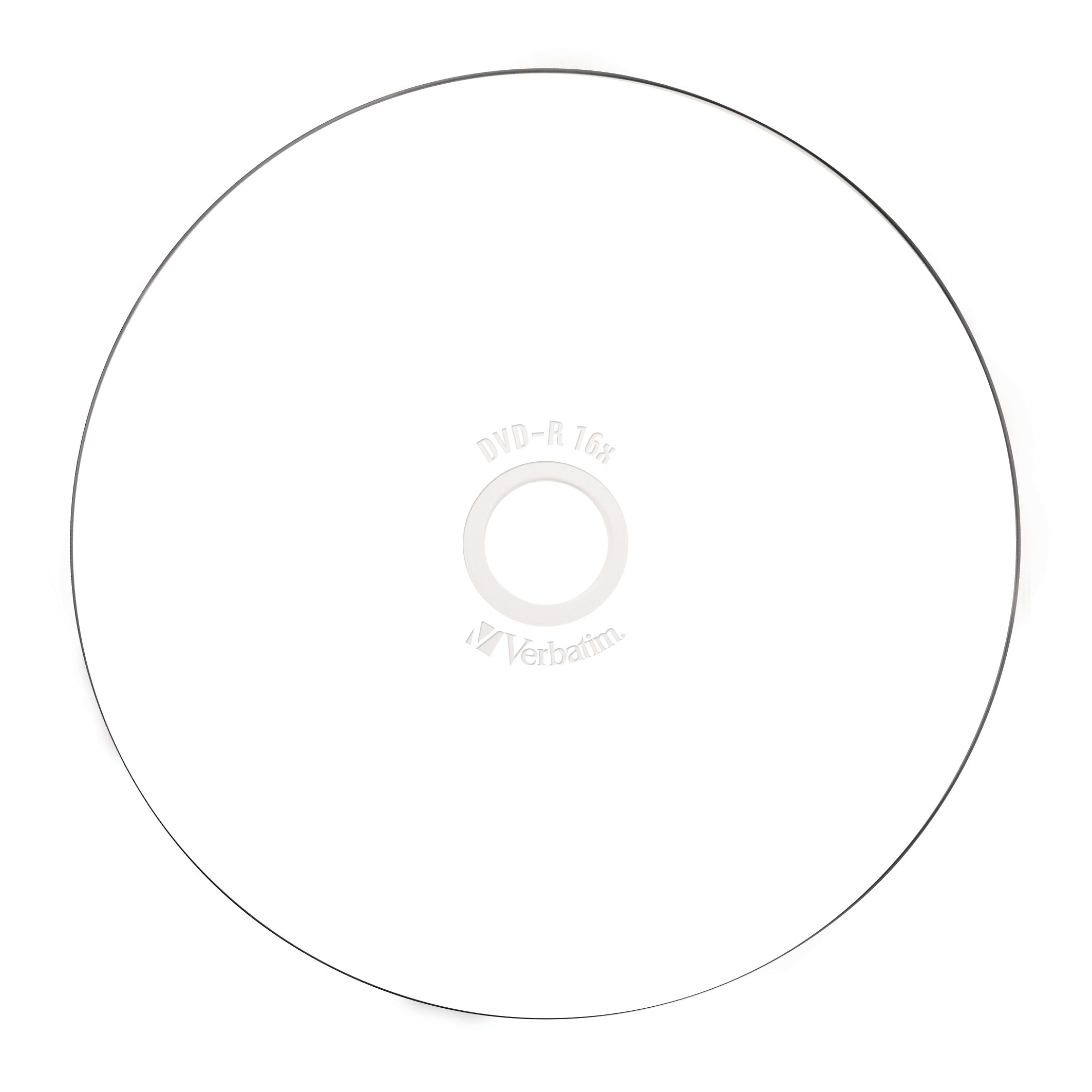 Verbatim 25 x DVD-R - 4.7 GB 16x - breite bedruckbare Fläche für Fotos