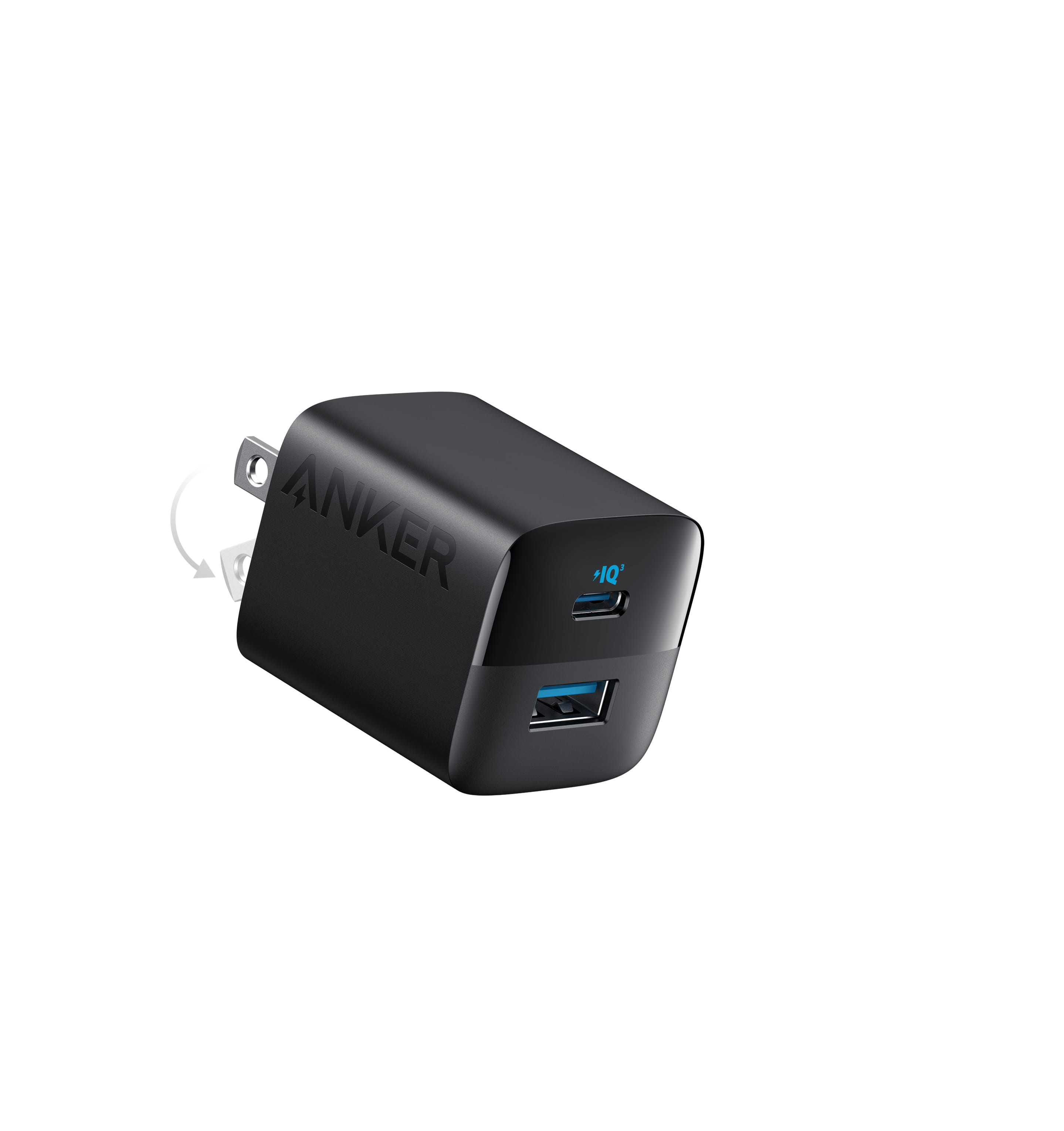 ANKER 323 - Netzteil - 33 watt - PD - 2 Ausgabeanschlussstellen (USB-C, USB Typ A)
