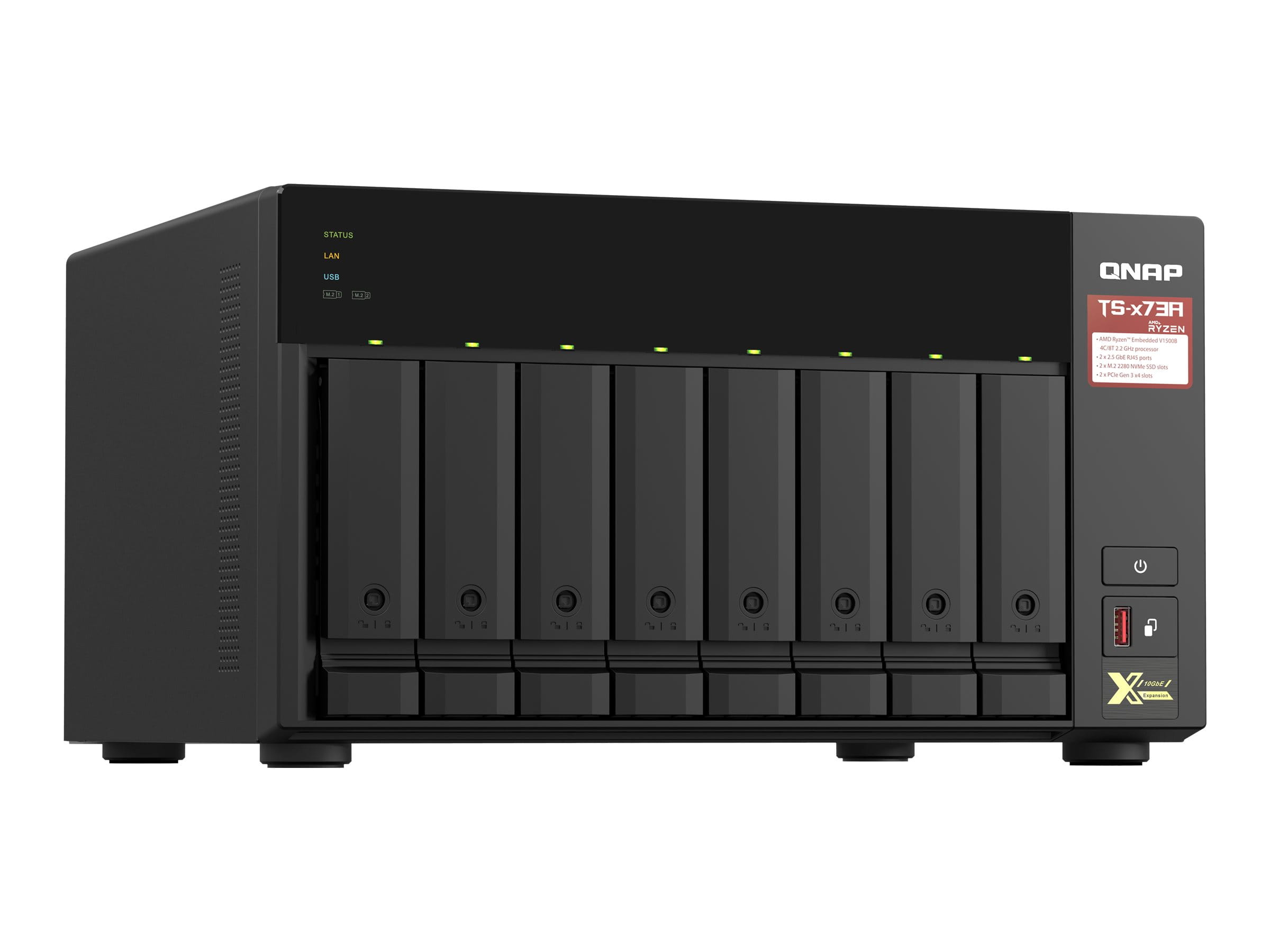 QNAP TS-873A - NAS-Server - 8 Schächte - SATA