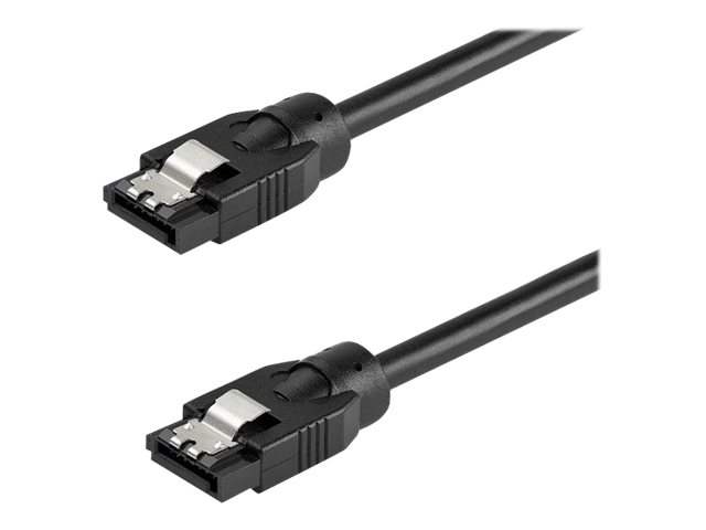 StarTech.com 0,3 m rundes SATA-Kabel - Verriegelungsstecker - 6 Gbs - SATA-Kabel - Serial ATA 150/300/600 - SATA (R)